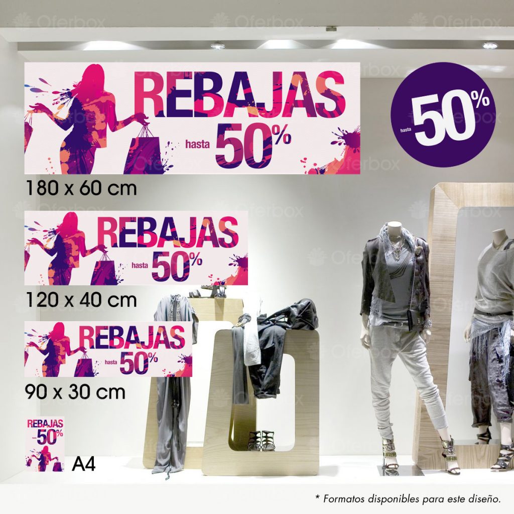 Carteles de rebajas originales