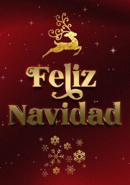 Letreros – Carteles de Feliz Navidad para imprimir