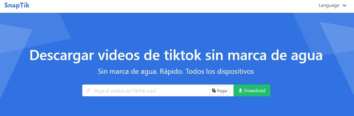 web quitar marca agua video tiktok